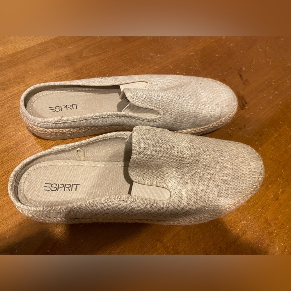 Esprit Women's Beige Espadrille Slip-Ons